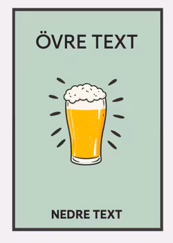 Personlig Poster - Monopol - BAR