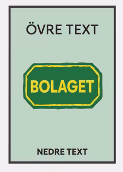 Personlig Poster - Monopol - SPRITVERKET