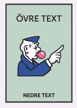 Personlig Poster - Monopol - GÅ DIREKT I FÄNGELSE