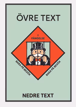 Personlig Poster - Monopol - FÄNGELSE