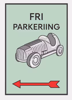 Personlig Poster - Monopol - FRI PARKERING
