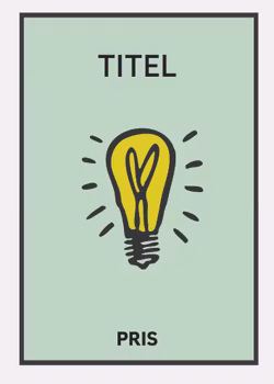 Personlig Poster - Monopol - Elverket