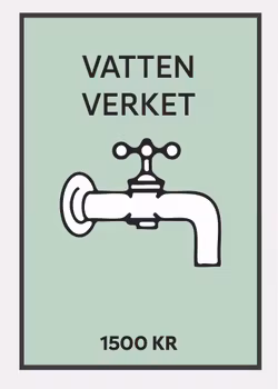 Personlig Poster - Monopol - Vattenverket