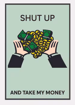 Personlig Poster - Monopol - TAKE MY MONEY