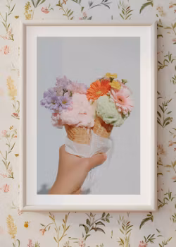 Vårbukett i Våffla