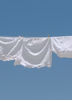 Vår på Tvättlinan