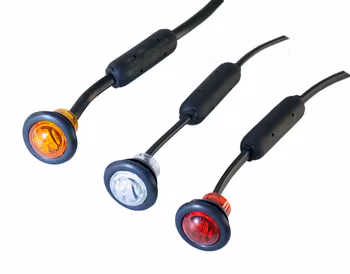 Runt LED positionsljus 28 mm