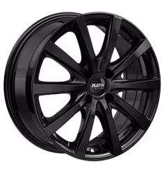 Platin, P69, 16´´  black shiny + Däck  205/55R16 (Citroen E-C3 & E-C3 Aircross)