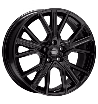 2DRV, WH34, 19´´ 5x112  schwarz glänzend lackiert + däck 245/50R19 (BMW IX3)