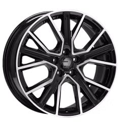 2DRV, WH34, 20´´ 5x112 schwarz hochglanzpoliert + Däck 235/50R20 & 255/45R20 (Audi Q4)