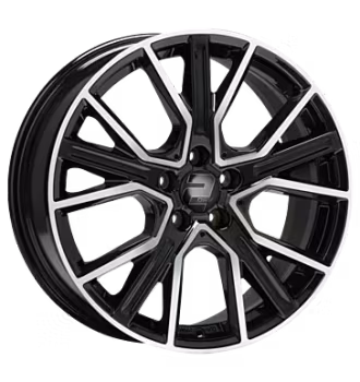 2DRV, WH34, 20´´ 5x112 schwarz hochglanzpoliert + Däck 235/50R20 & 255/45R20 (Audi Q4)