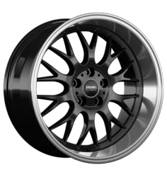 Ocean Wheels, Super DTM black diamond + Däck 215/35R18 (Volvo 200 - 700 - 900 serien)