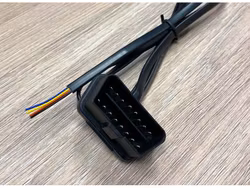 OBD-kabel med lösa kabeländar för användning med H-CAN