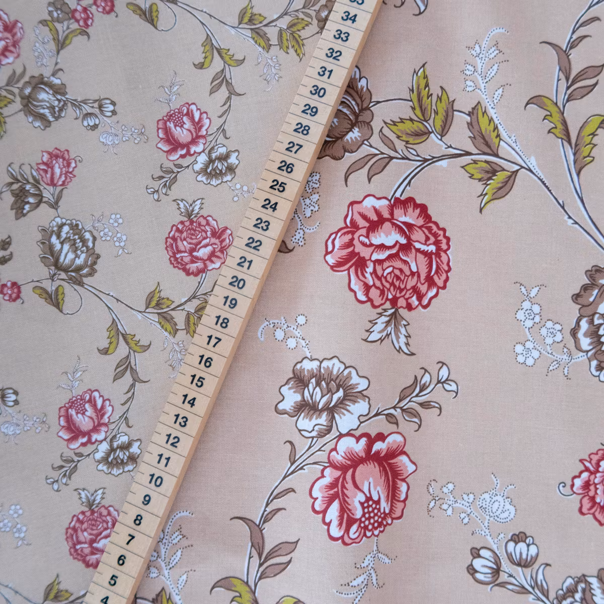 ROSE beige, large, stuvbit. 0,45