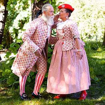 VIOLA stripe röd/vit