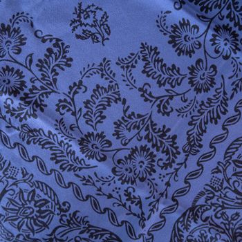 VALDRES wool shawl, blue