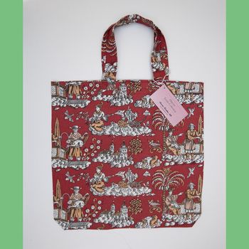 Tote bag JUMPING DOG