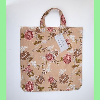 Tote bag ROSE beige