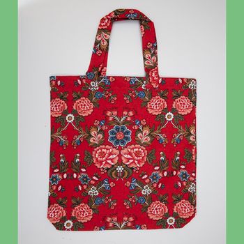 Tote bag Kulla red