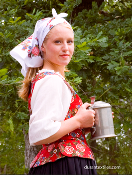 Vit KULLA halskläde 50X50