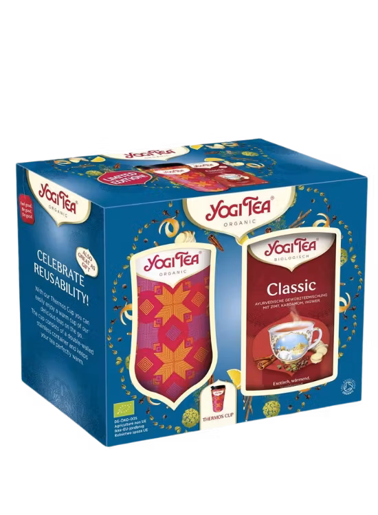 Yogi Te Sæt - Termokrus & Classic teposer 17 stk