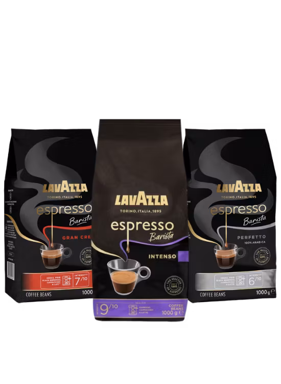 Prøv Lavazza Espresso Barista kaffebønner 3x1000g