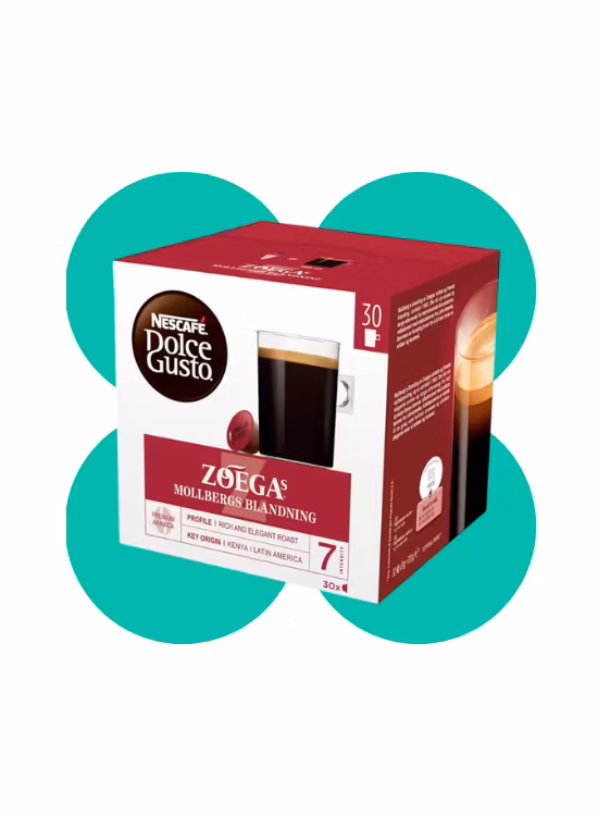 NESCAFÉ Dolce Gusto ZOÉGAS Mollbergs Blandning Kapsler 30 st