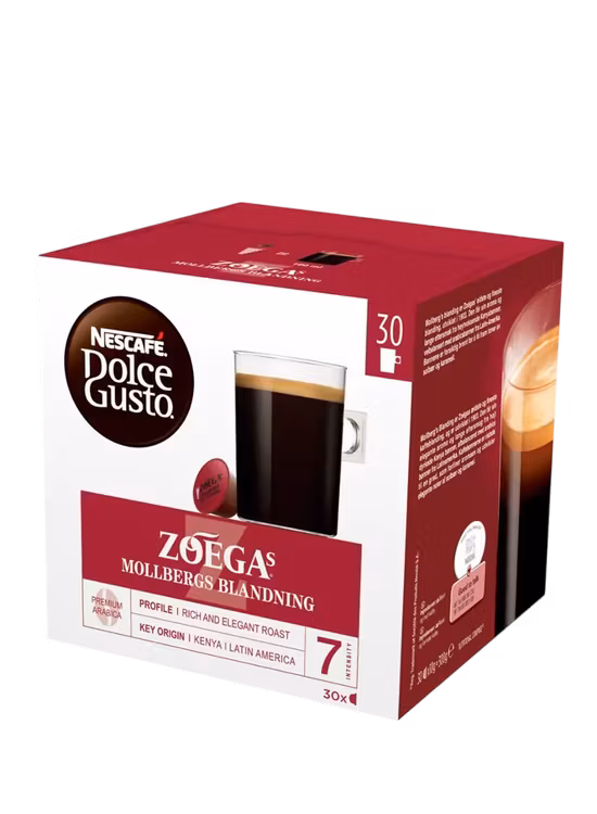 NESCAFÉ Dolce Gusto ZOÉGAS Mollbergs Blandning Kapsler 30 st