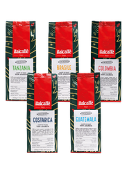 Prøvepakke med Italcaffè Single Origin kaffe 5 x 250g