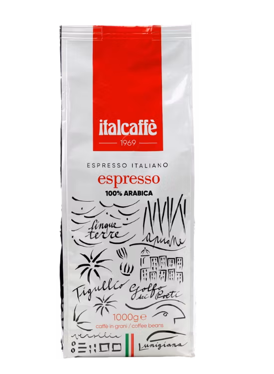 Italcaffè Espresso 100% Arabica kaffebønner 1000g