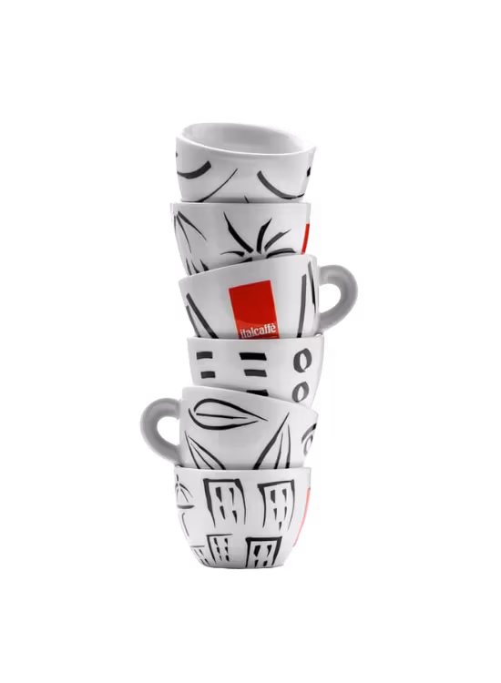 Italcaffè Cappuccinokop med underkop