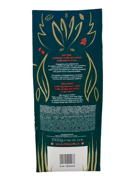 Italcaffè Brasile kaffebønner 1000g
