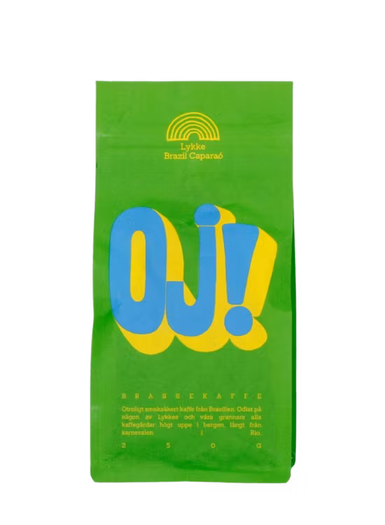 Lykke Brasil Oj! kaffebønner 250g