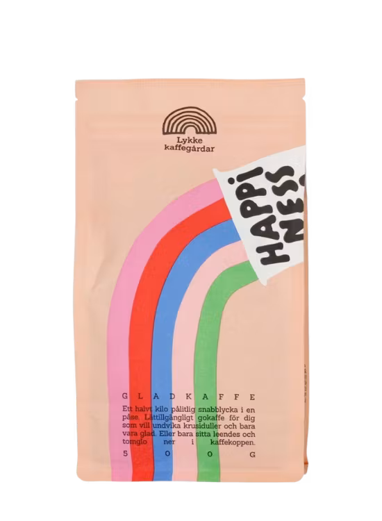 Lykke Happiness kaffebønner 500g