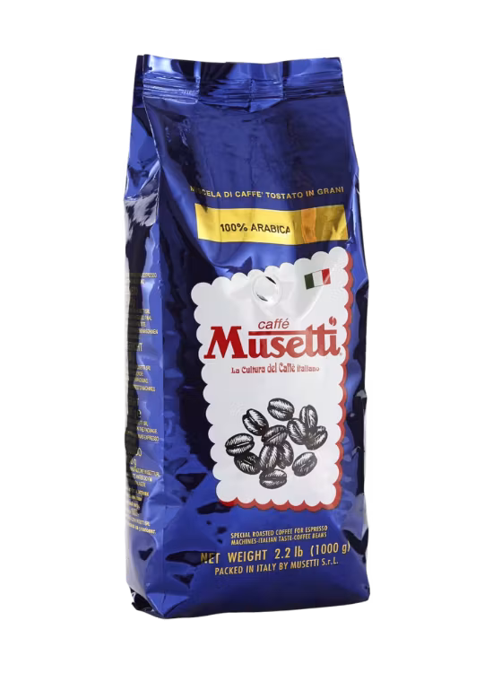 Musetti 100% Arabica hele kaffebønner 1kg