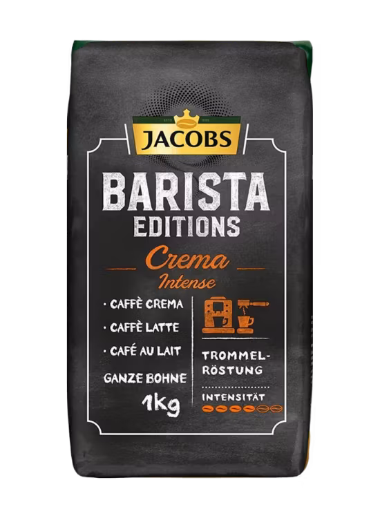 Jacobs Barista Crema Intense kaffebønner 1000g