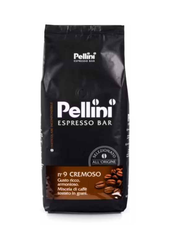 Pellini No9 Cremoso Espresso hele kaffebønner 1000g