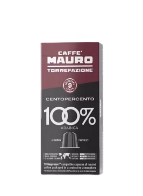 Caffè Mauro Centopercento Kaffeekapseln 10 St
