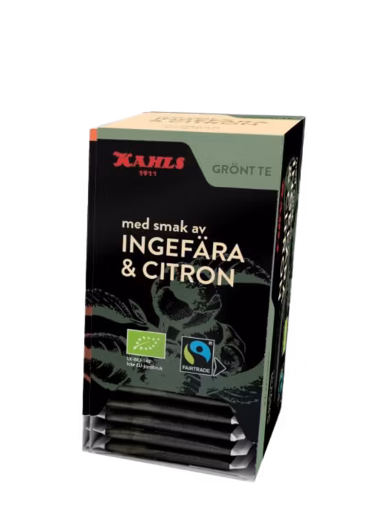 Kahls Citron/Ingefær Grøn Teposer 20 stk