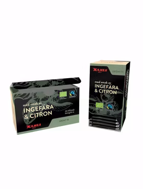 Kahls Citron/Ingefær Grøn Teposer 20 stk