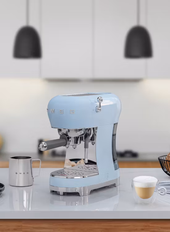 Smeg Espressomaskine Blå