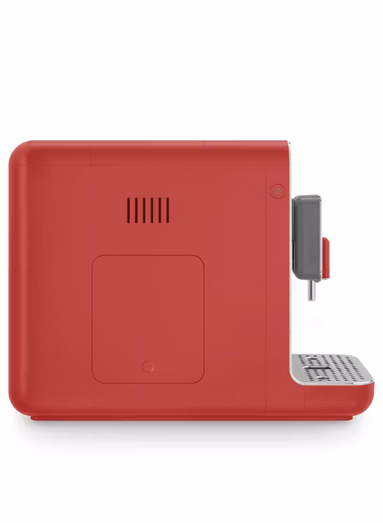 Smeg Fuldt Automatisk Kaffemaskine med Mælkeskummer, Rød