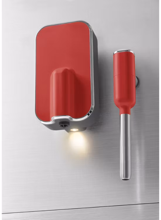 Smeg Fuldt Automatisk Kaffemaskine med Mælkeskummer, Rød