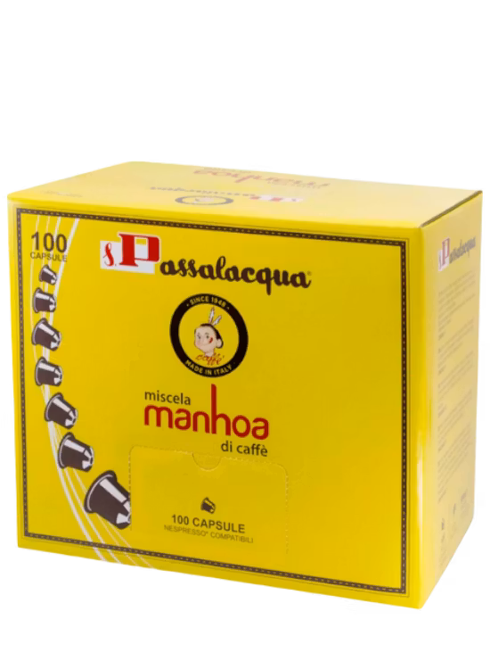 Passalacqua Manhoa kaffekapsler 100 stk