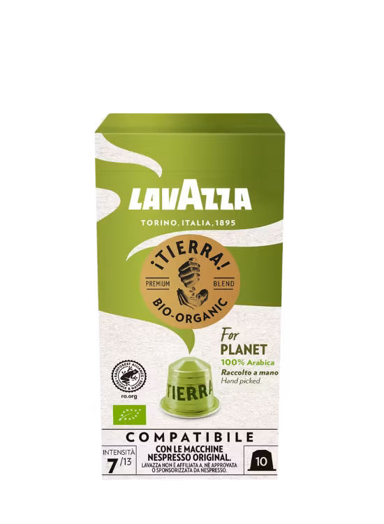Lavazza Tierra For Planet Organic Kaffekapsler 10x10-p