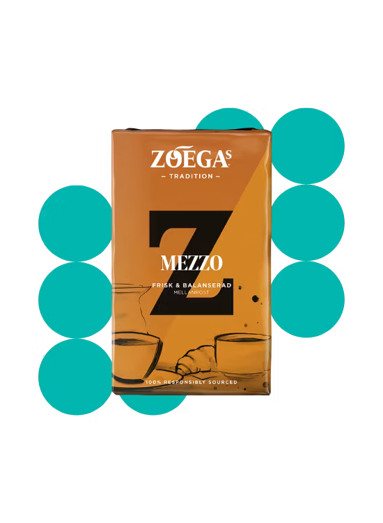ZOÉGAS Mezzo malet kaffe 450g