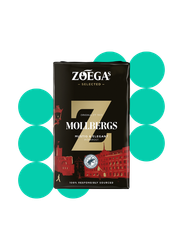ZOÉGAS Mollbergs blandning malet kaffe 450g