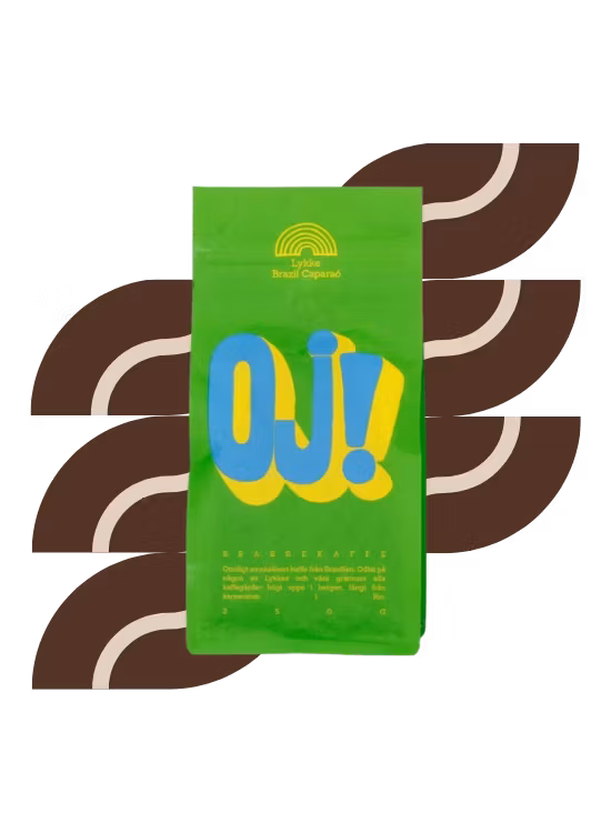 Lykke Brasil Oj! kaffebønner 250g
