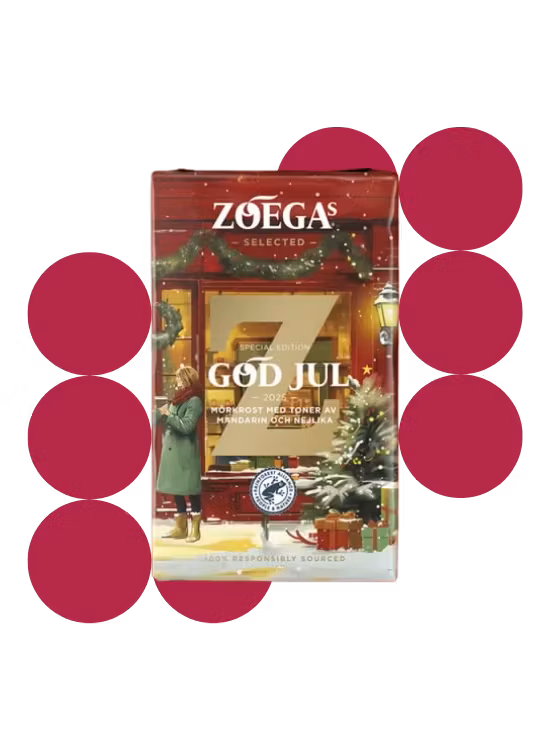 ZOÉGAS Julekaffe 2025 malet kaffe 450g
