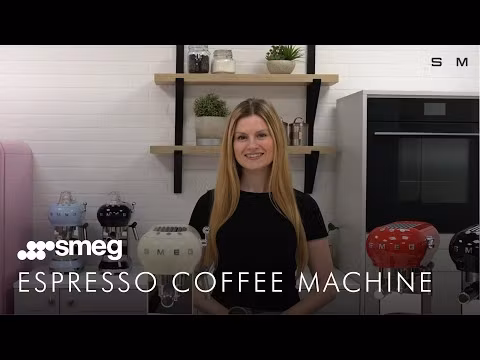 Smeg Espressomaskine Blå